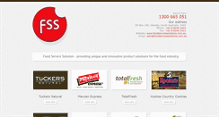 Desktop Screenshot of foodservicesolutions.com.au
